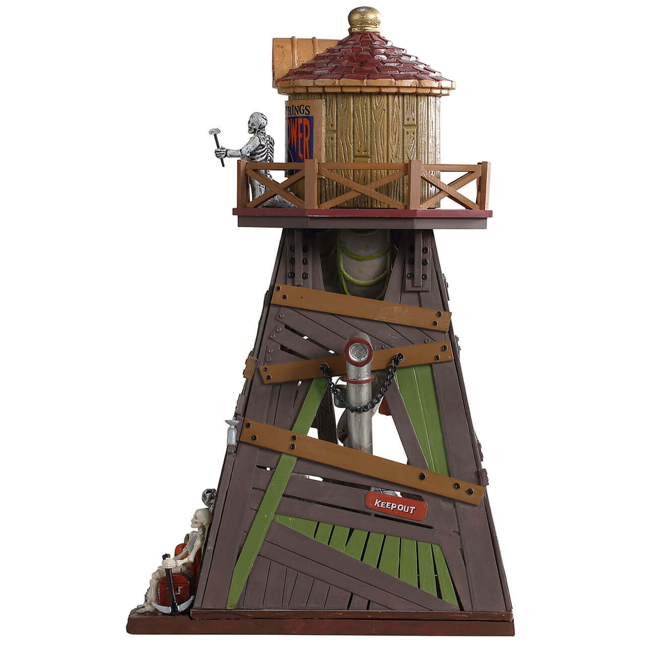 LEMAX Spooky Springs Water Tower #93410